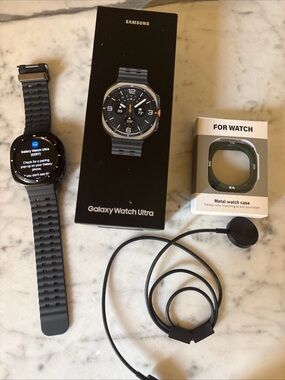 Galaxy Watch Ultra with Black Strap